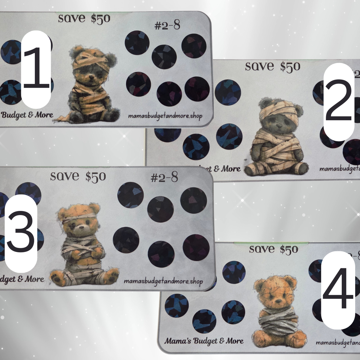 🐻🎃 Mummy Bears Savings Challenge! 🎃🐻
