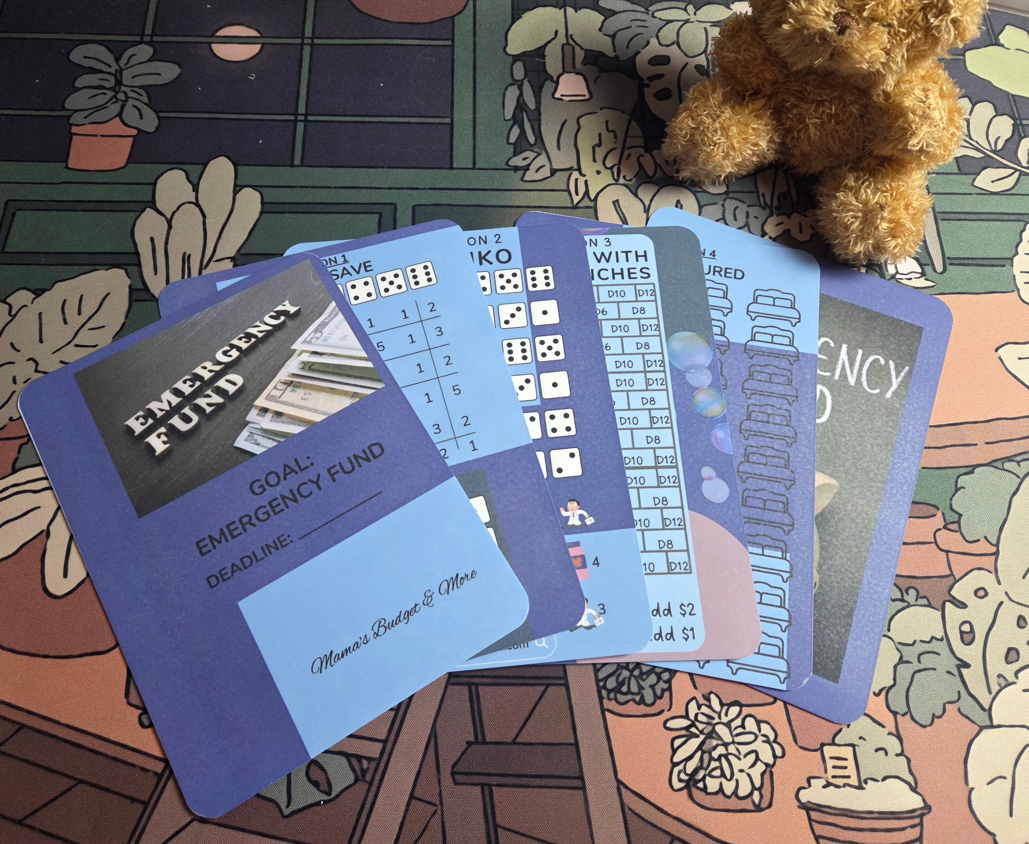 🚨 Emergency Fund Savings Game – 4 Interactive Sections 🚨