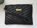 Quilted Wristlet Zipper Pouch