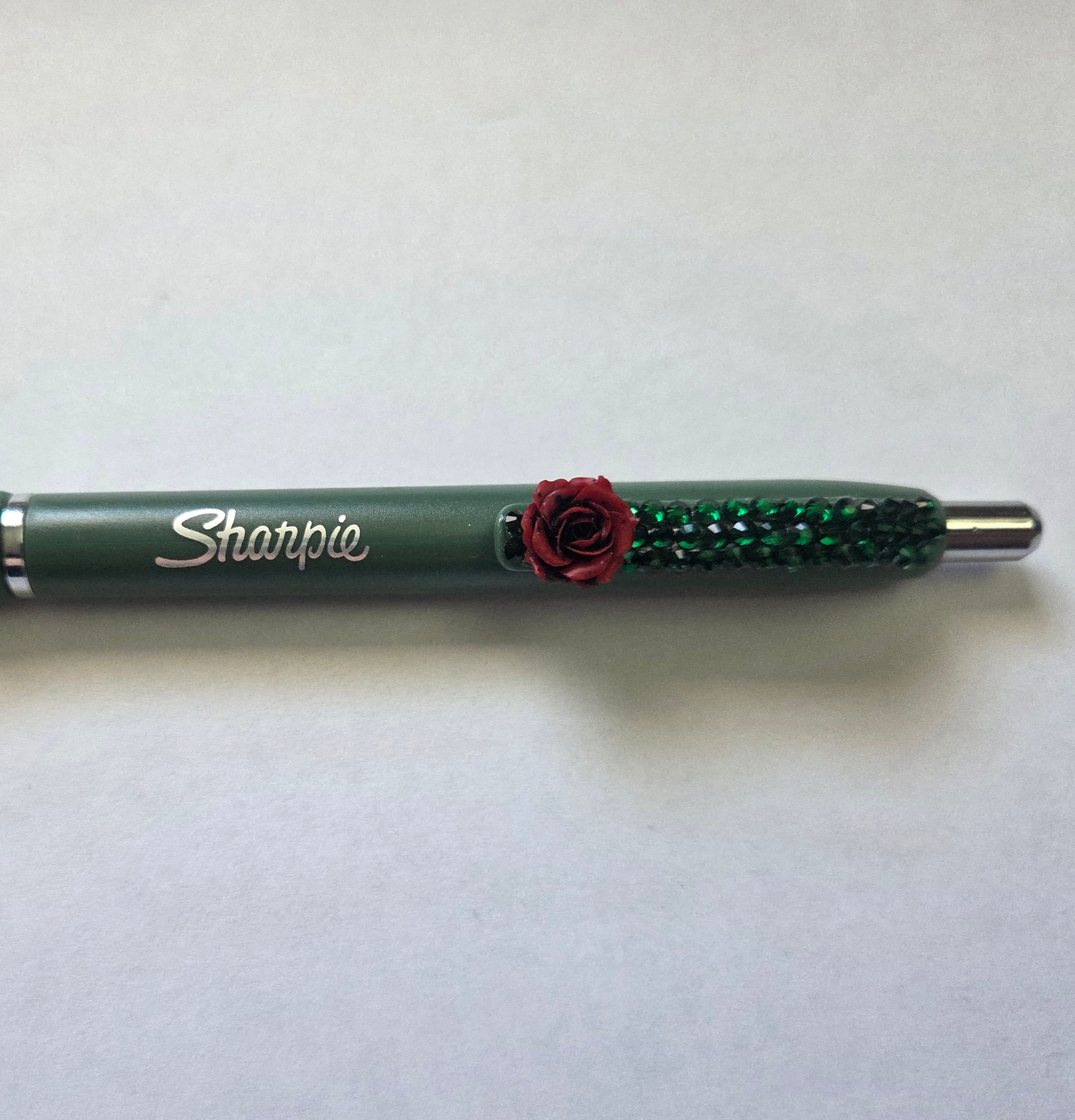Bling Rose Click Pen