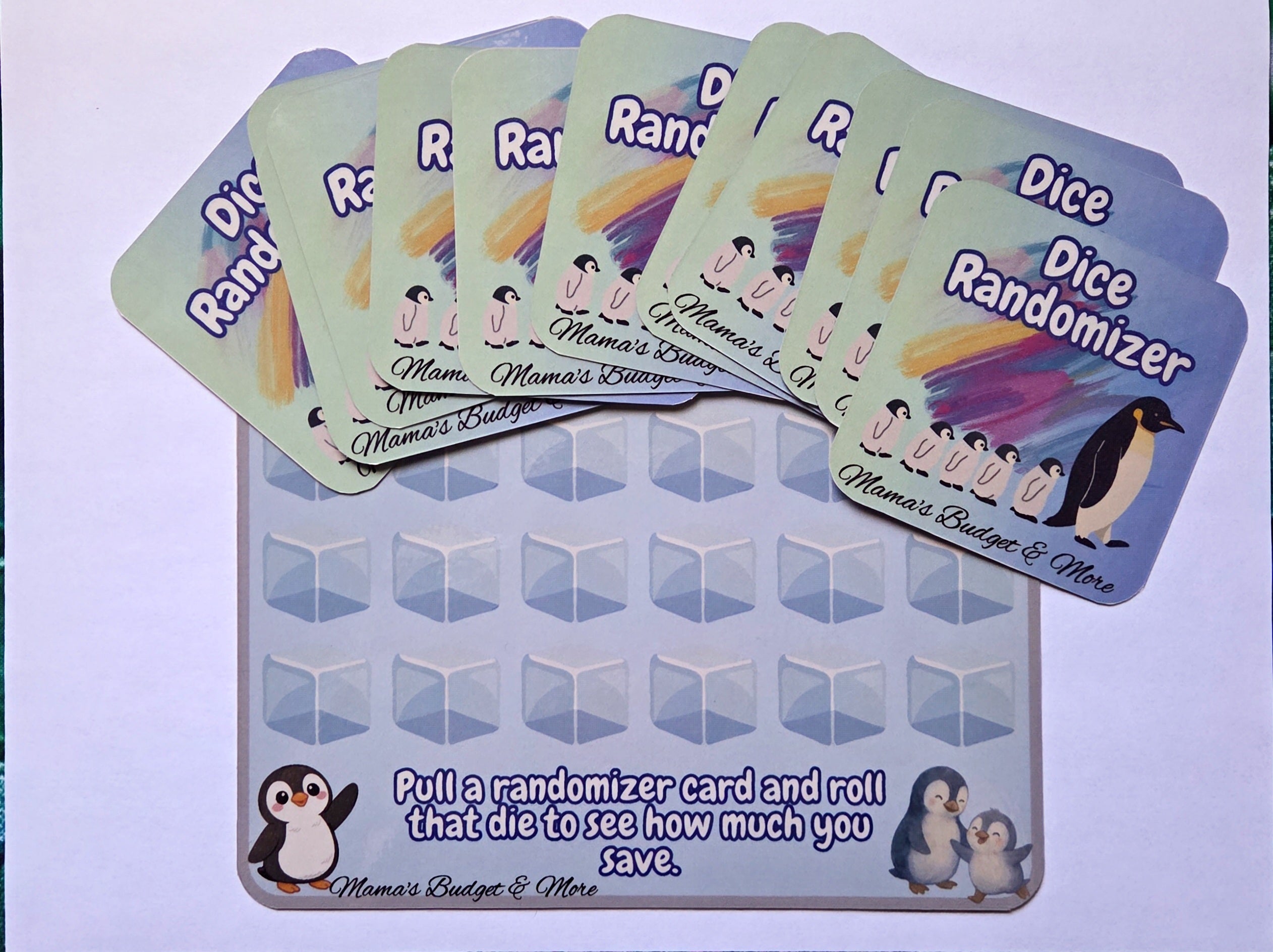Penguin Dice Randomizer Savings Game