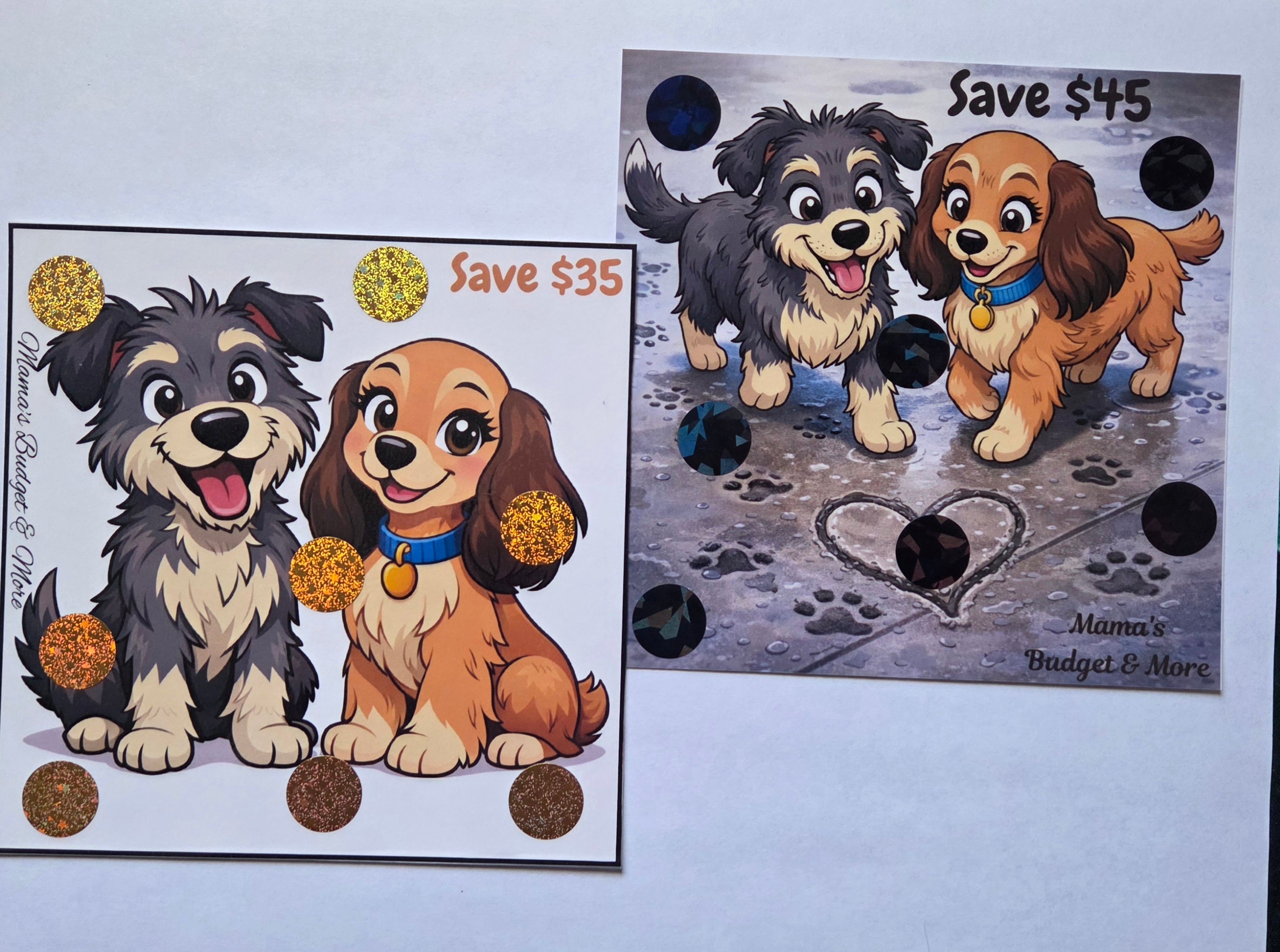 Puppy Love Scratch-Off Savings Set