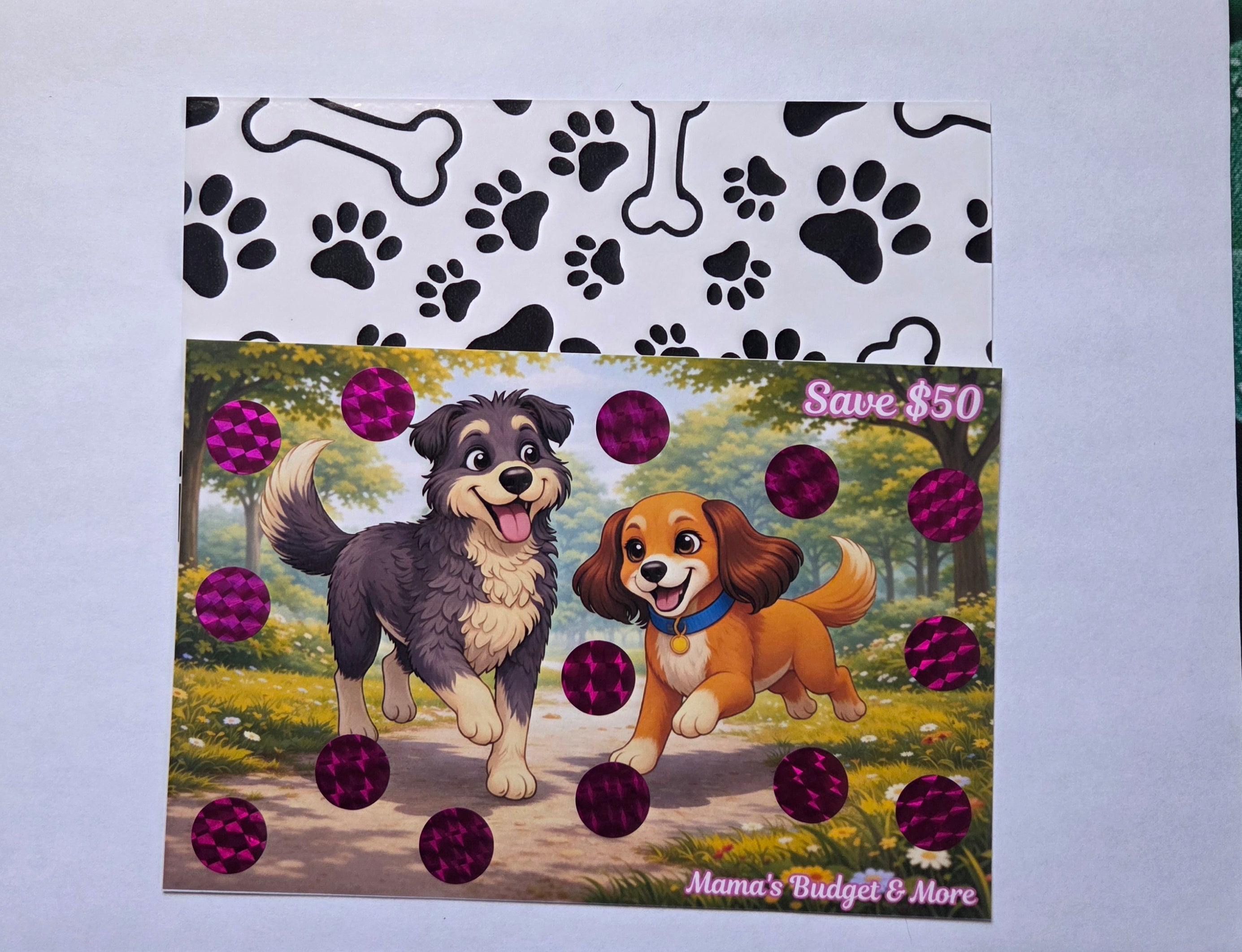 Puppy Family Scratch-Off Savings Set