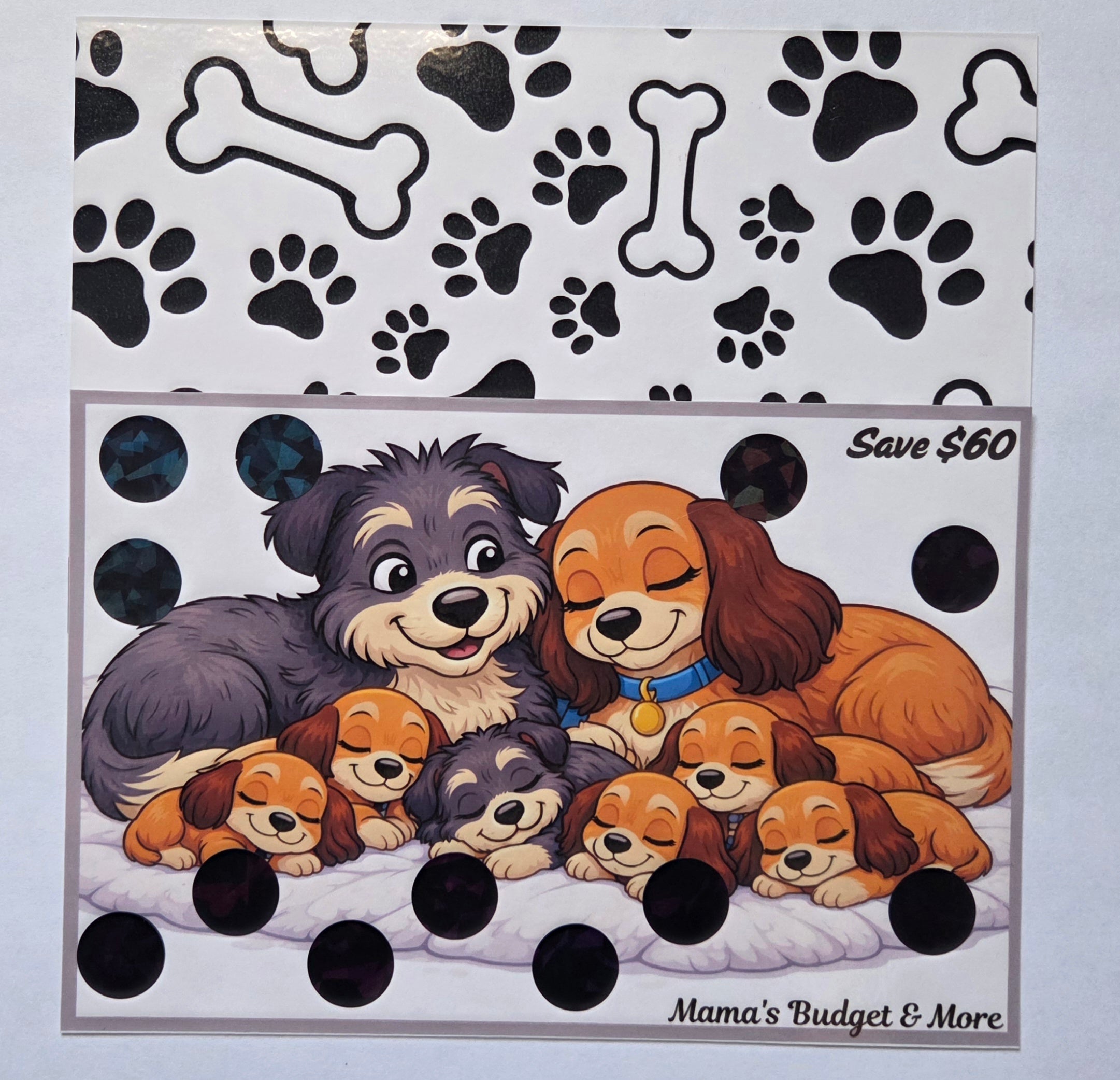 Puppy Family Scratch-Off Savings Set