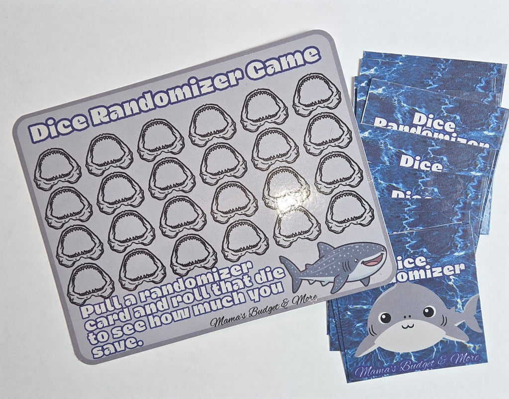 Shark Dice Randomizer Savings Game
