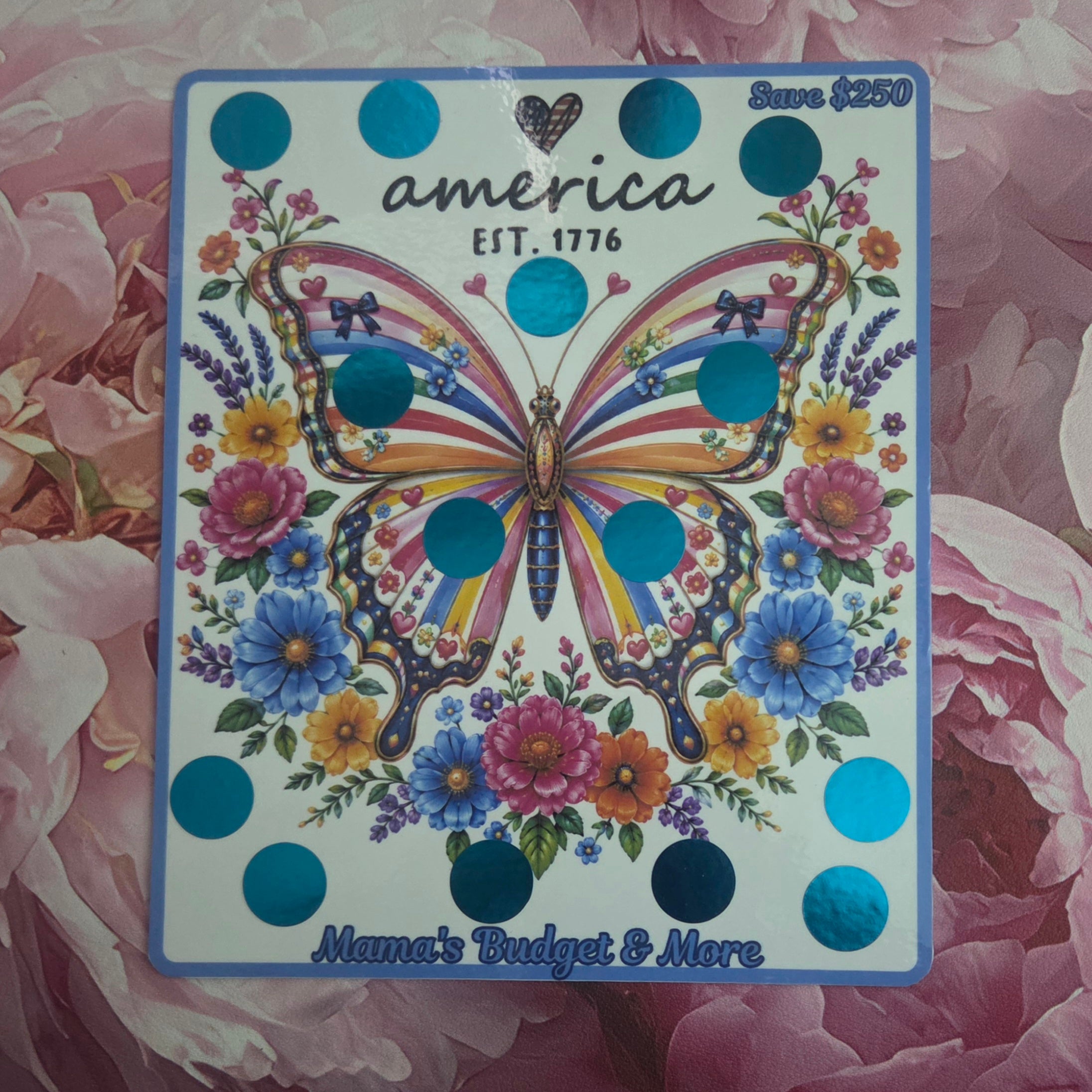 🦋🇺🇸 250 Years of Freedom Scratch-Off Savings Challenge 🇺🇸🦋