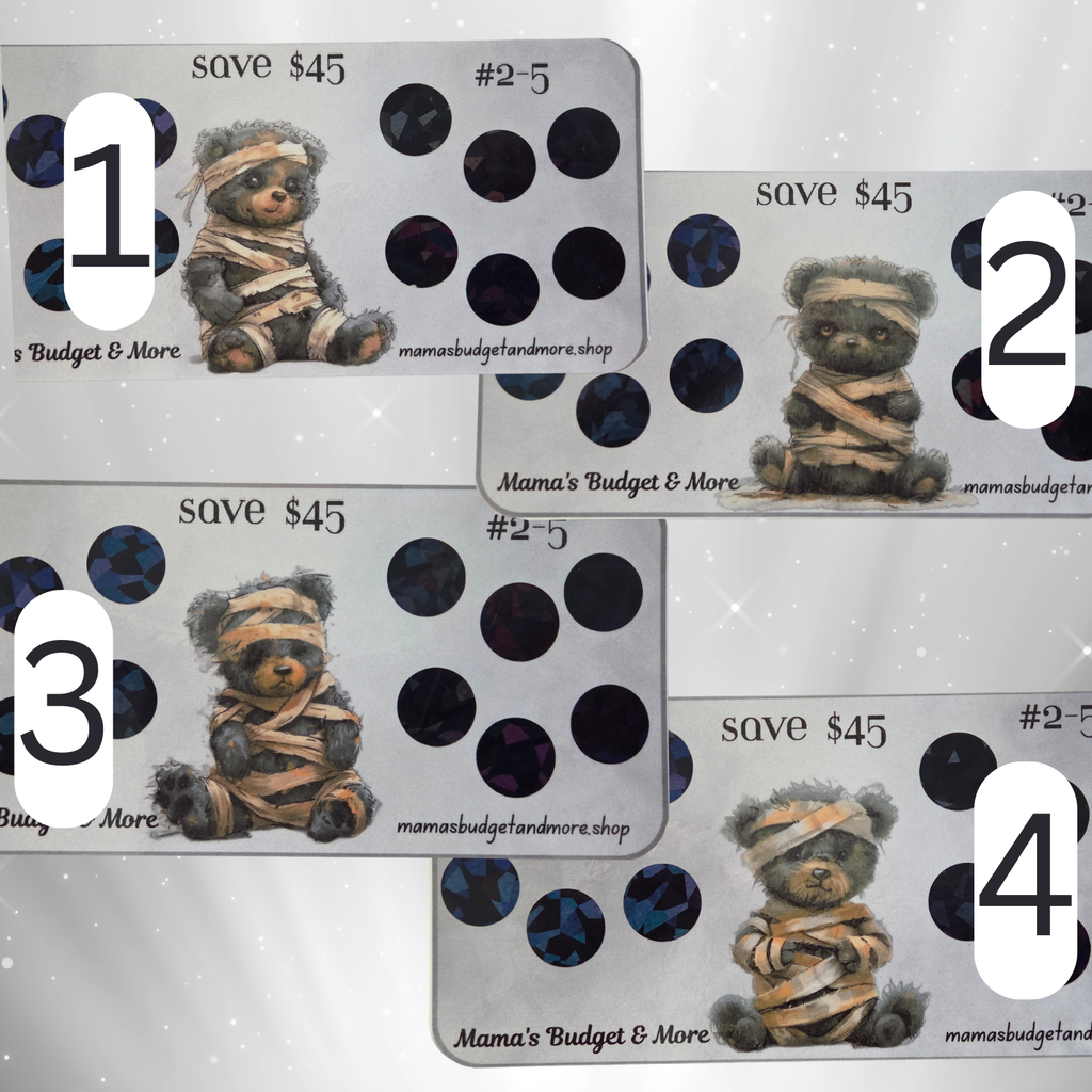 🐻🎃 Mummy Bears Savings Challenge! 🎃🐻