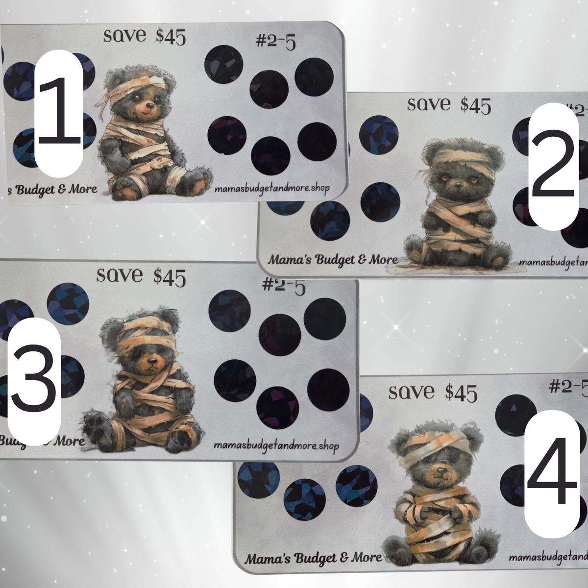 🐻🎃 Mummy Bears Savings Challenge! 🎃🐻