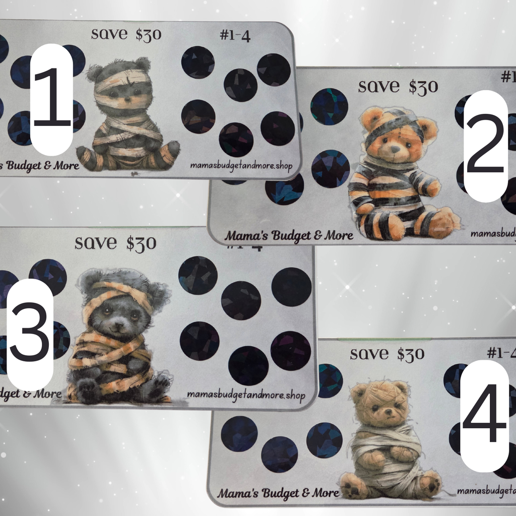 🐻🎃 Mummy Bears Savings Challenge! 🎃🐻
