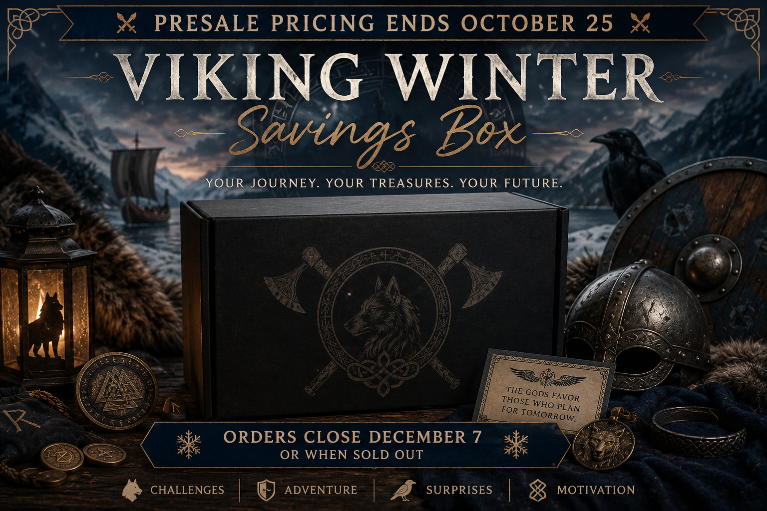 ⚔️❄️ Viking Winter Savings Box ❄️⚔️